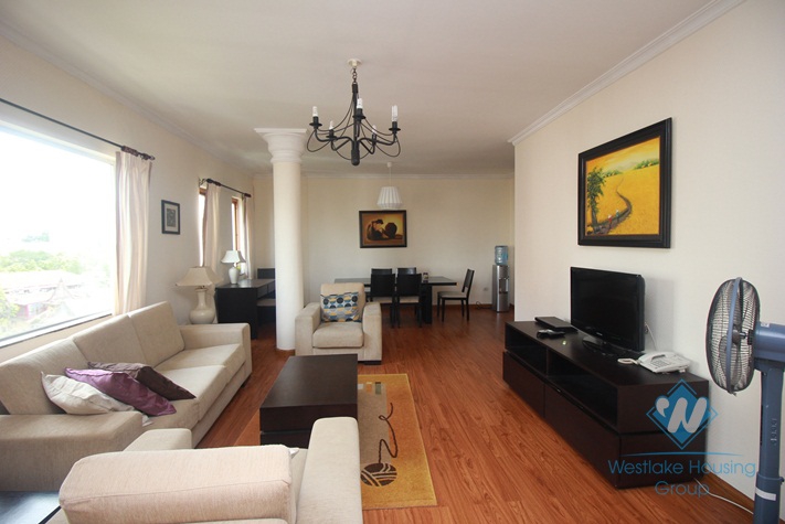 Large and bright apartment with two bedrooms for rent in city center , Hoan Kiem , Hanoi